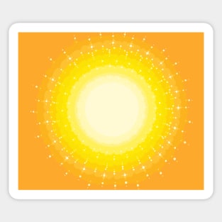Bright Sunrays Sticker
